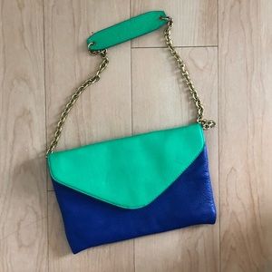 J. CREW Two Tone Chain Purse